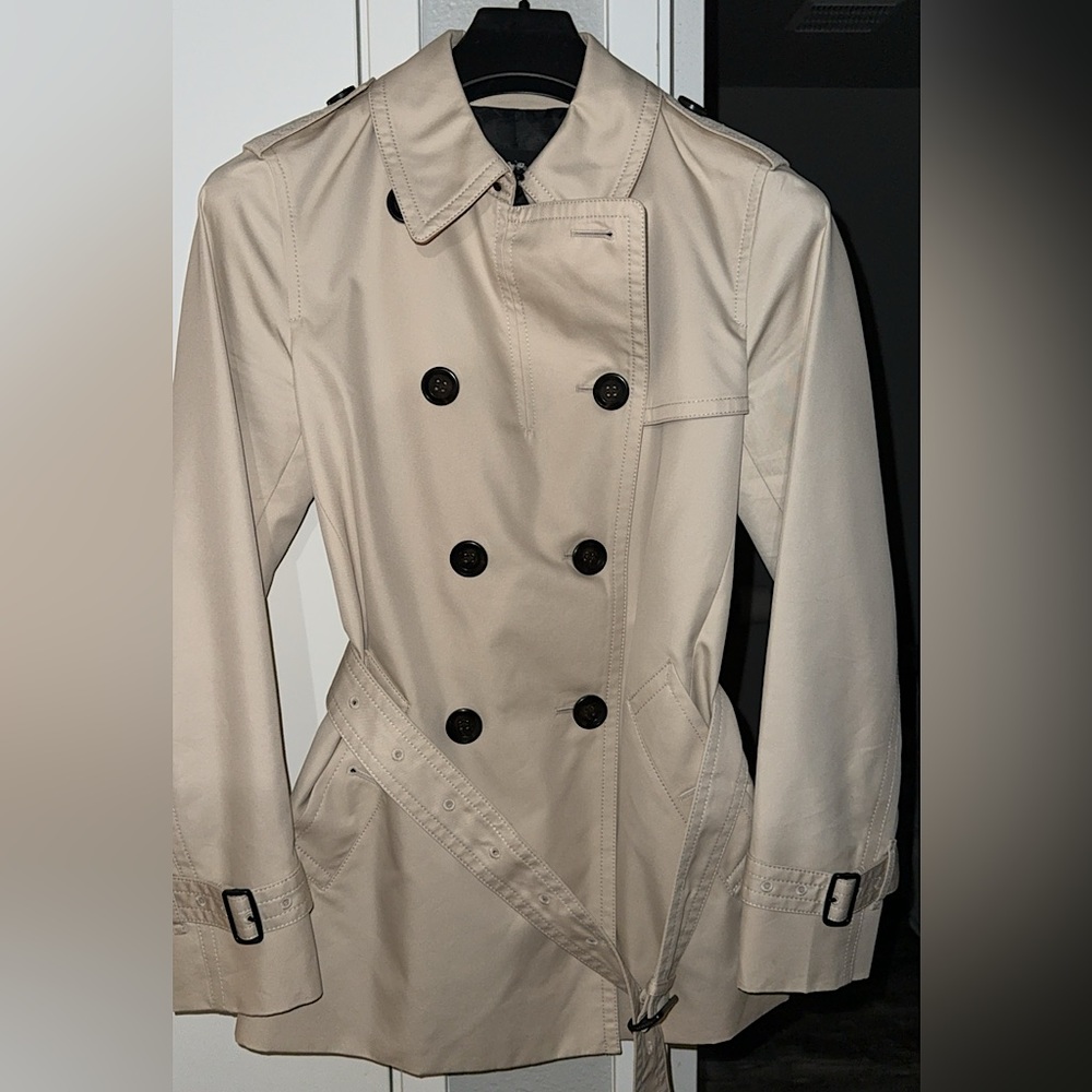 COACH | Short Trench Coat | Size XS